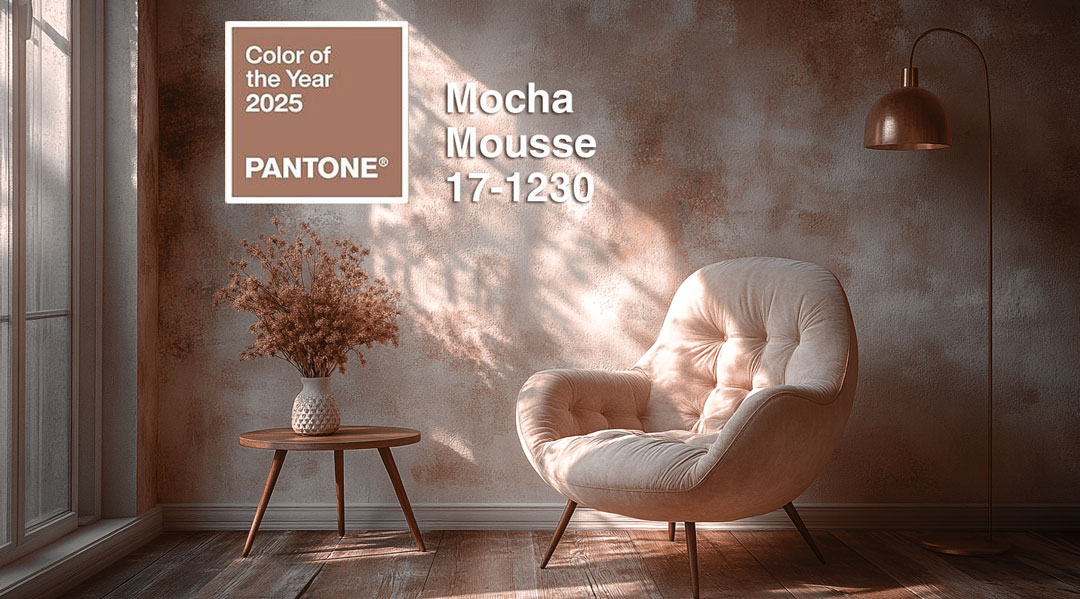 Mocha Mousse : la couleur Pantone 2025 qui vous met bien ! | Le Patio Numérique